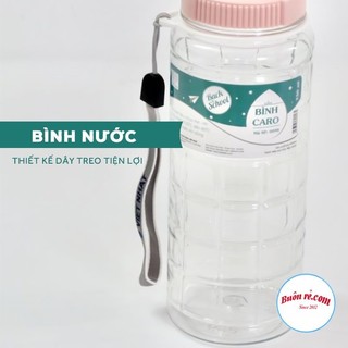 Bình đựng nước nhựa cao cấp 1L. bình đựng nước detox cao cấp không mùi nhựa, đựng nước mát