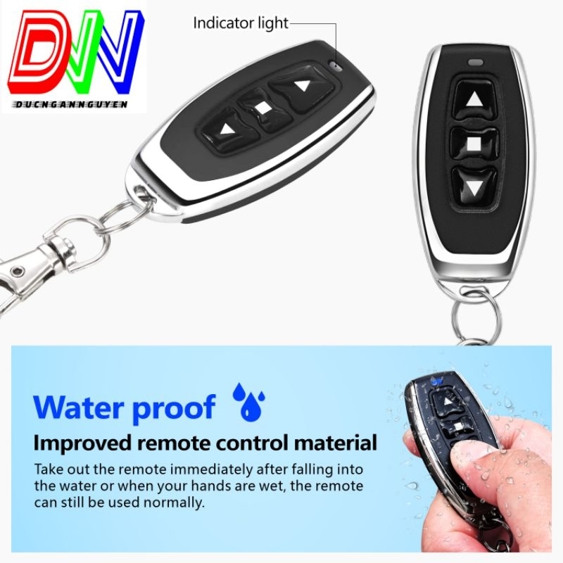[Ovan Up-Down] Remote Điều Khiển Lên Xuống RF 433Mhz EV1527 Fixed Code