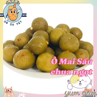  500G Sấu Giòn Cay Chua Ngọt Đặc Sản Ô Mai Sấu Chua Cay   Sấu Bao Tử Ô Mai - Mứt Tết Tiệm ăn vặt An Vy 