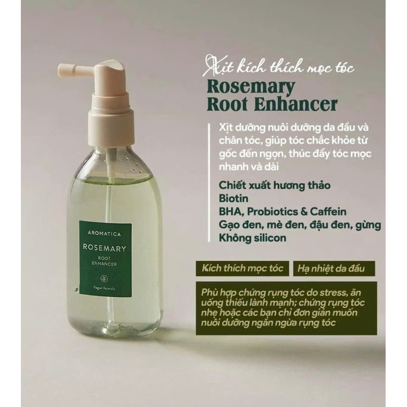 XỊT DƯỠNG TÓC AROMATICA