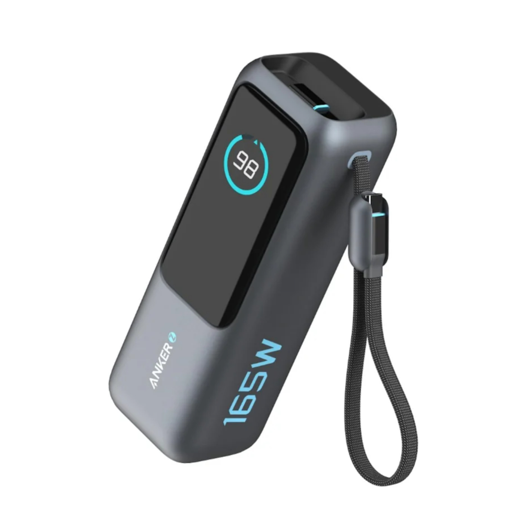 Pin dự phòng Anker Zolo Power Bank 25000mAh A1695 công suất 165W có cáp USB-C tích hợp thò thụt | BigBuy360 - bigbuy360.vn