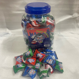  Lọ 150 kẹo cao su nhuộm lưỡi Magic Bubble Gum 