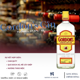 RN- GORDON'S GIN - 700ML - 37.5% - 12