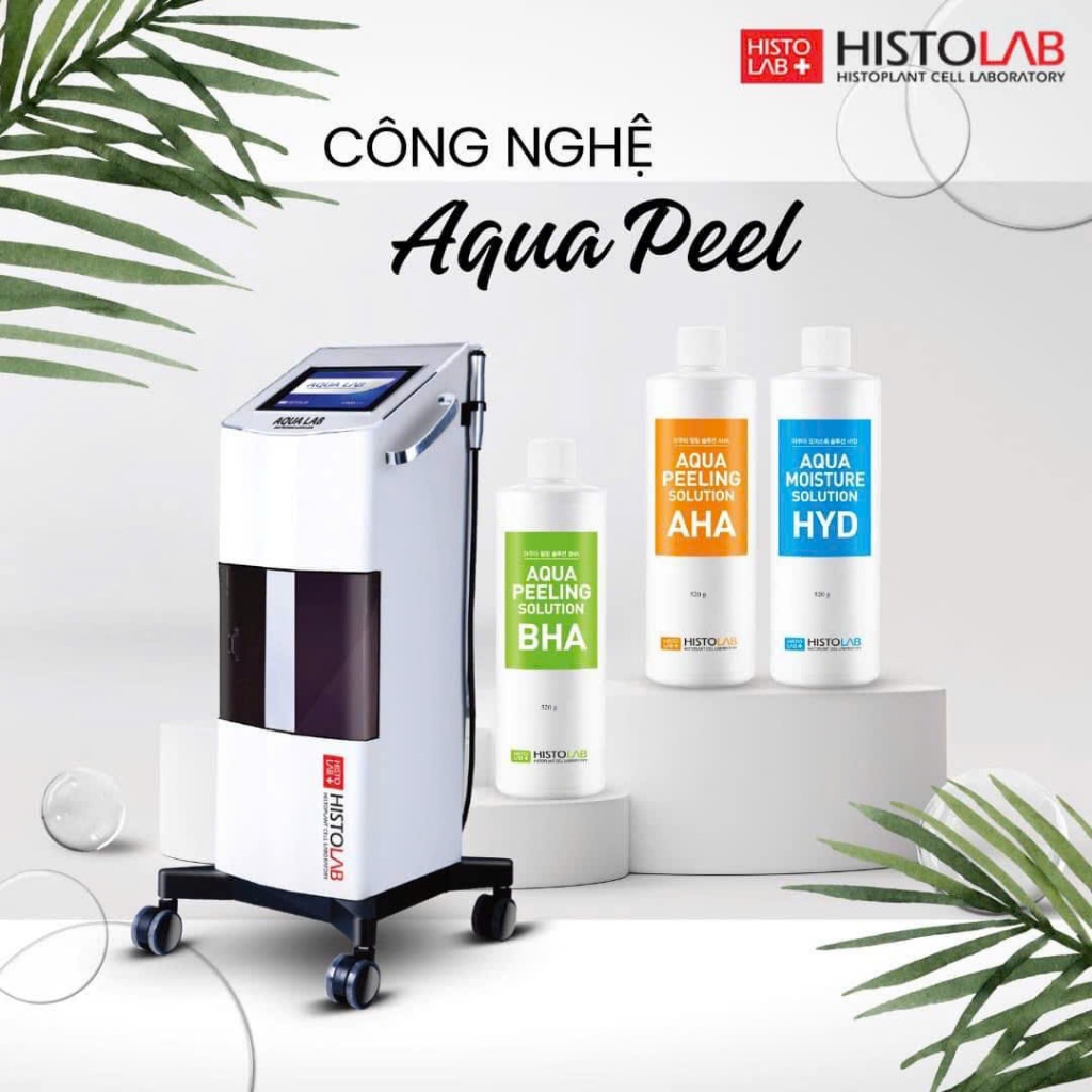 Dung  Dịch AQUA PEELING  Da - AQUA BHA- AHA- HYD  (Dùng Cho  Máy  AQUA LAB) 520ML