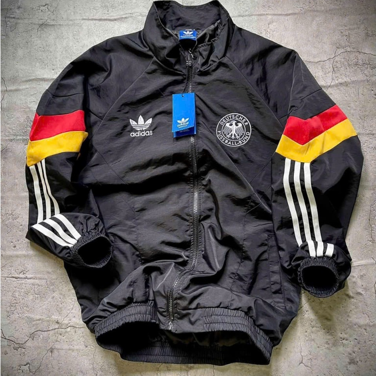 Áo Khoác Gió Nam A Đi Đát Đội Tuyển Đức Siêu Chất - Áo Khoác Gió Nam Nữ A Đi Đát Thêu 100% Logo Siêu