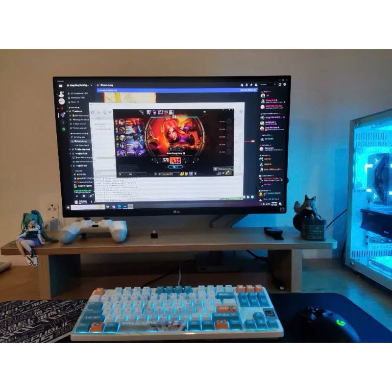 Kệ để màn hình máy tính,kệ laptop nhỏ gọn độ dày 15mm decor trang trí góc làm việc chất liệu gỗ MDF bền đẹp A75 | BigBuy360 - bigbuy360.vn