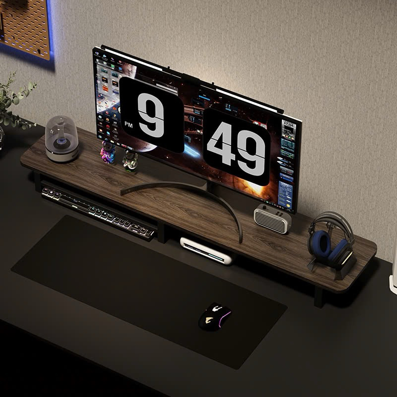Kệ để màn hình máy tính,kệ laptop nhỏ gọn độ dày 15mm decor trang trí góc làm việc chất liệu gỗ MDF bền đẹp A75 | BigBuy360 - bigbuy360.vn