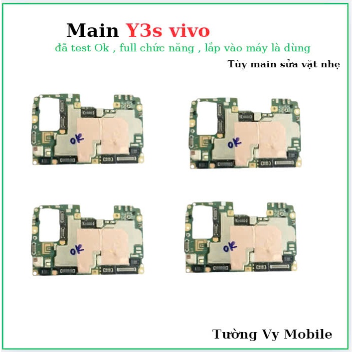 Main Vivo Y3s,mọi chức năng ok