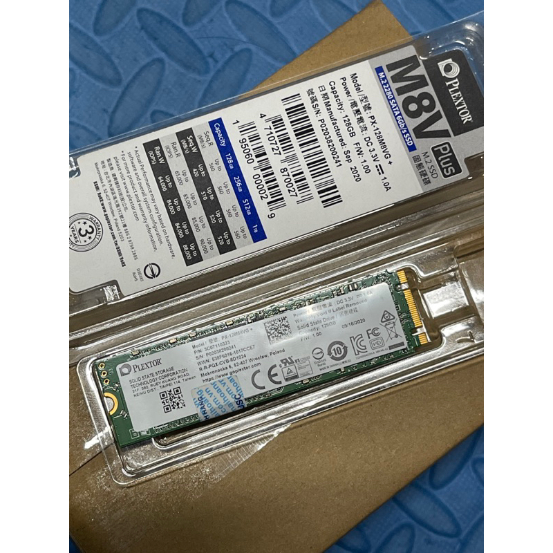 Ổ ssd plextor 128gb chuẩn m.2 sata hàng new ( khác nvme)
