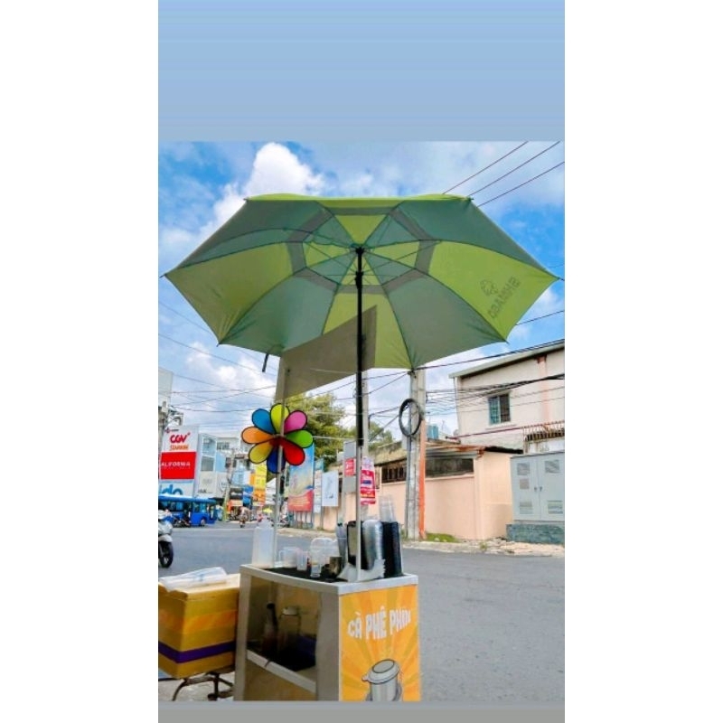 Ô,dù che nắng đi câu cá ,đi dã ngoại rộng 1m8 màu dọc dưa siêu đẹp