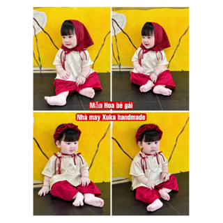 Set Mẫn Hoa cho bé gái( k kèm phụ kiện)🌸 (Nhà may Xuka handmade)