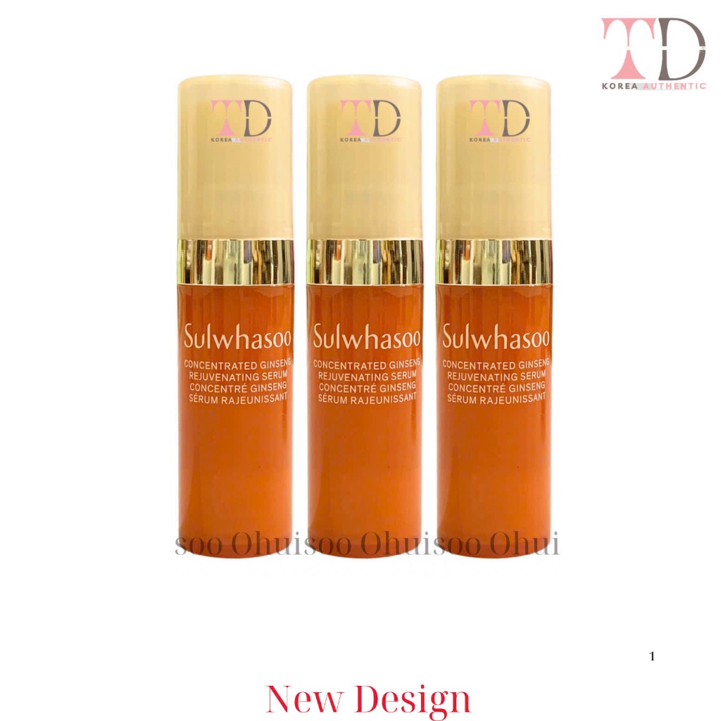 New Sulwhasoo serum nhân sâm Sulwhasoo Concentrated Ginseng Rejuvenating Serum 5ml aging serum