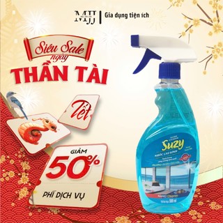 Nước lau kính suzy 500ml có vòi xịt, thành phần hữu cơ, chất lượng nhật bản