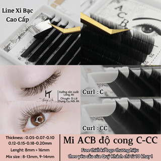  Mi Khay ACB Độ Cong C-CC Dày 0.05-0.07-0.10-0.12-0.15 Nối Mi,Lông mi nhân tạo Thúy Hà 