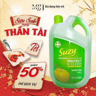  Nước rửa tay DIỆT KHUẨN SUZY 4L - thành phần HỮU CƠ chất lượng NHẬT BẢN 