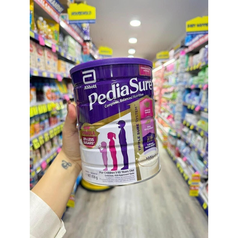 Sữa Pediasure Úc 850g vị vani