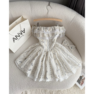 Đầm Hoa Nhí Trễ Vai Bèo Anna - Shizuka Dress