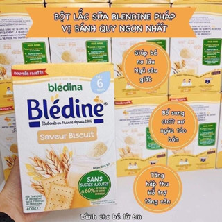 [MẪU MỚI] Bột lắc sữa Bledina Pháp -  Hộp 400g - Đủ Vị dành cho bé yêu từ 6m date 2025