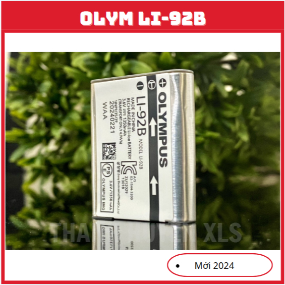 Pin Olympus Li-92B (Li-90B) Cho Máy Olympus Tough TG-5, TG-6, TG-7,…