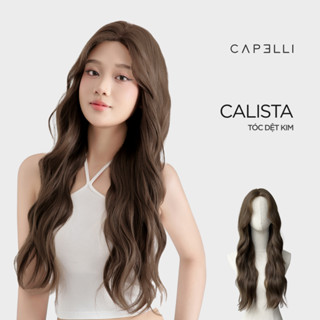 Tóc Giả Nguyên Đầu Dệt Kim CAPELLI Xoăn Sóng Mái Bay Calista Wig