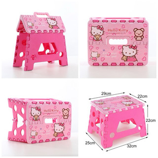 🌸𝐓𝐀̣̆𝐍𝐆 𝐐𝐔𝐀̀🌸 Ghế nhựa xếp Kuromi - Hello Kitty - Melody - Doraemon Doremon