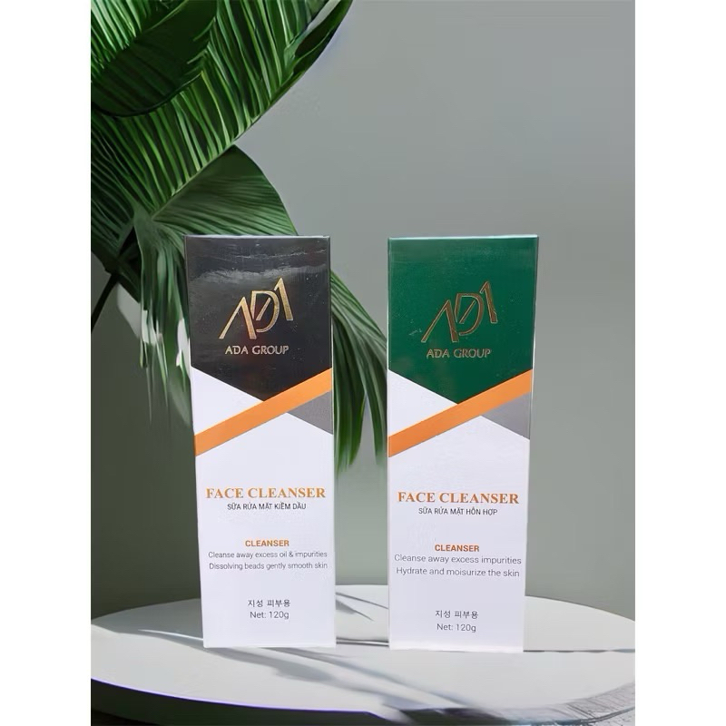  Sữa rửa mặt hỗn hợp & kiềm dầu ADA GROUP không bọt,dịu nhẹ,an toàn cho da 120g 
