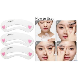 Khuôn kẻ chân mày 3 kiểu dáng Brow Class