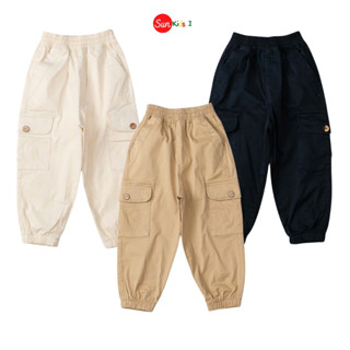 Quần bé trai size 6-14 tuổi (20-45kg), Quần dài Thô kaki cho bé trai Quần dài be trai túi hộp chấ