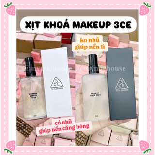 XỊT KHOÁ NỀN 3CE MAKEUP FIXER MIST , xịt khoá makeup , giúp lớp nền lâu trôi