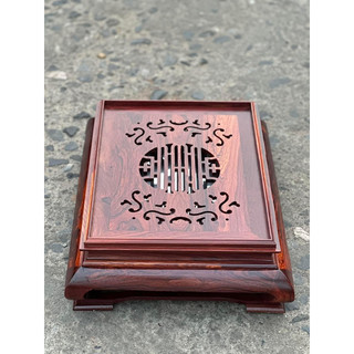 khay trà chân quỳ gỗ Cẩm