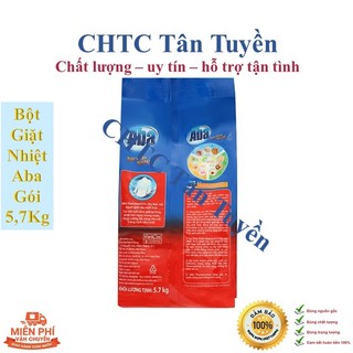Bột giặt nhiệt Aba sạch tinh tươm túi 5.7kg