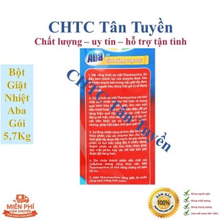 Bột giặt nhiệt Aba sạch tinh tươm túi 5.7kg