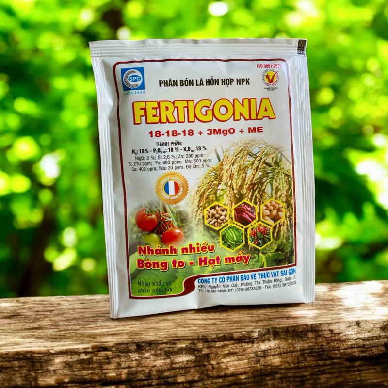 Phân bón lá hổn hợp NPK 18-18-18 Pertigonia (Nhánh nhiều ,bông to) 50gam