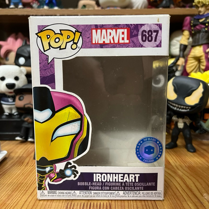 [Box rỗng Empty] Funko marvel / Ironheart