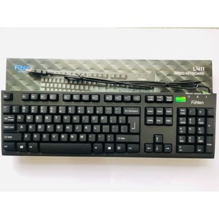 Combo Bộ Phím Chuột Fuhlen L411 or L500S + L102 có dây USB - Mới Chính Hãng Ninza Bảo hành 24 Tháng