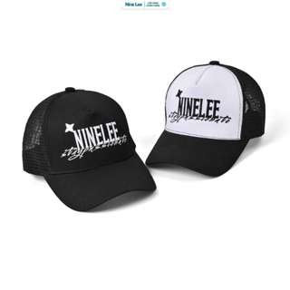 Nón kết thêu chữ Nine Lee Stay Passionate phối lưới thoáng mát, khóa nút dành cho nam nữ