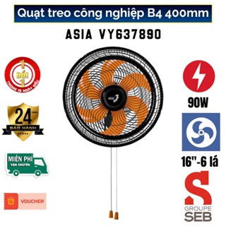 Quạt TREO B4 ASIAVINA TURBO PLUS- VY636891 90W Động Cơ Motor Dây Đồng - Cỡ Lớn 16 Inch