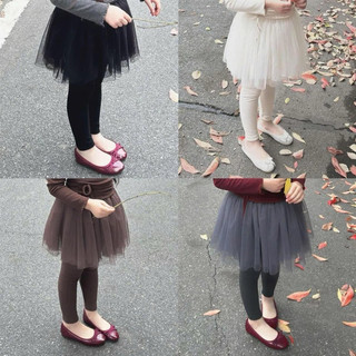 (Order QCCC) Quần legging phối voan bé gái QCCC