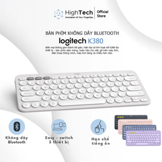 Bàn phím bluetooth LOGITECH K380 Pebble Keys 2 bàn phím không dây kết nối bluetooth 3 thiết bị