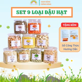 Combo 9 loại đậu hạt quý ăn dặm cung cấp đầy đủ chất dinh dưỡng cho bé từ 6 tháng kèm sổ công thức
