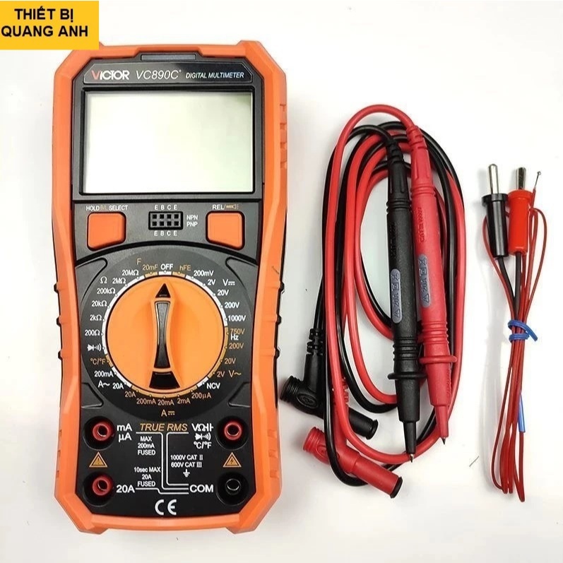 MẪU 2025 Đồng hồ vạn năng VICTOR VC - 890C + Victor VC - 890C+  VC890C+   [VC-890C+] VICTOR VC890C đ