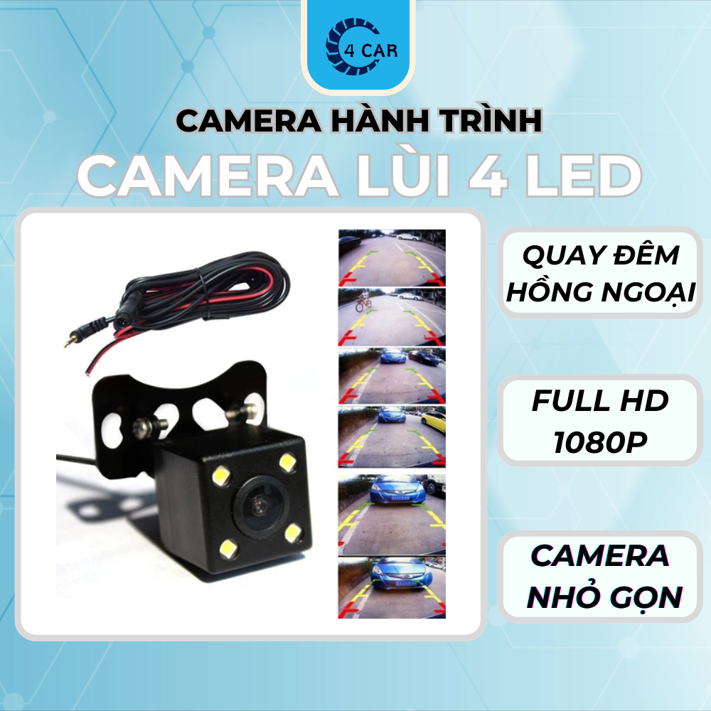 Camera Hành Trình Lùi (Lẻ bộ) XETABON kèm dây tín hiệu
