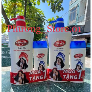 Dầu gội Lifebuoy Dưỡng tóc óng ả/ Mềm mượt & kháng khuẩn 640g( tặng gội 140g )
