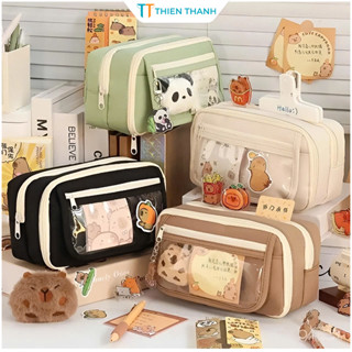 Túi Đựng Bút Chì Chuột Lang Nước Dung Tích Lớn Cho Học Sinh Đồ Dùng Học Tập Văn Phòng Phẩm