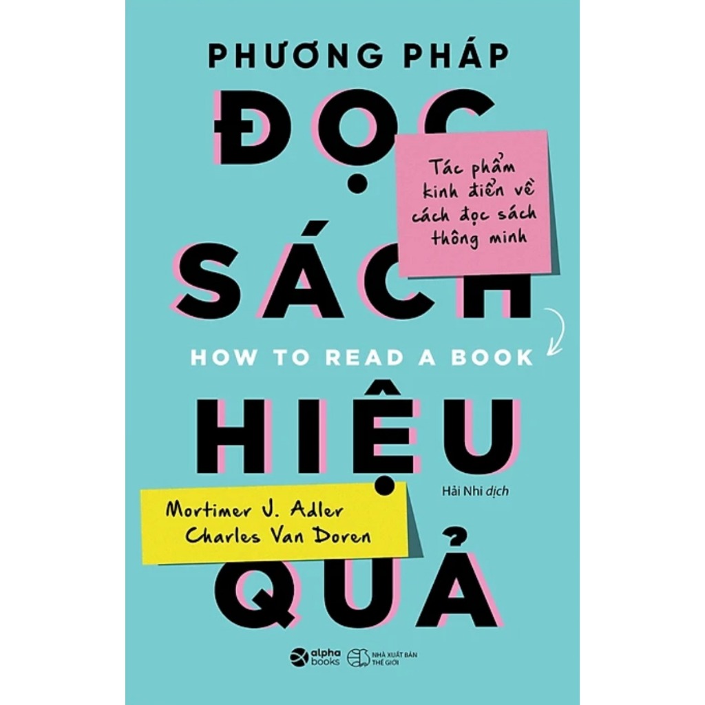 Sách - Phương Pháp Đọc Sách Hiệu Quả - AL