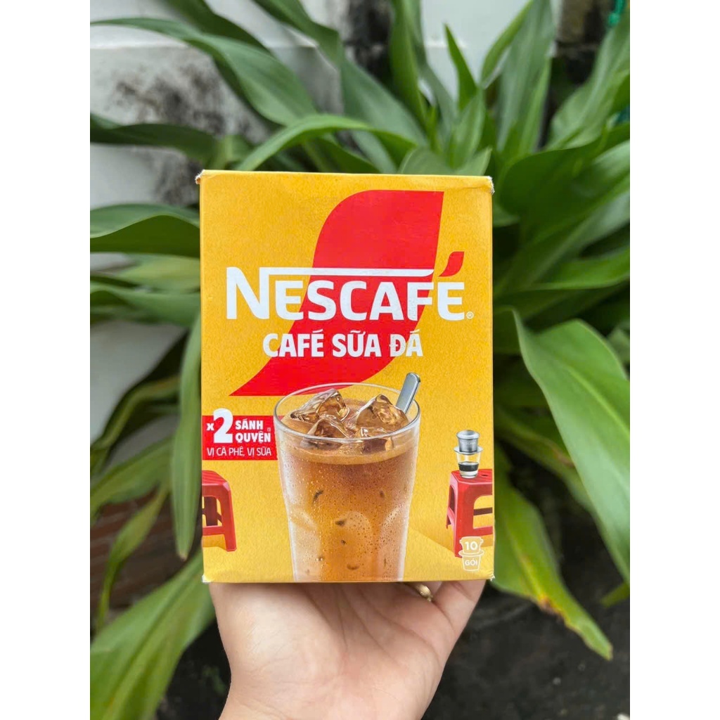 NESCAFE SỮA ĐÁ 3IN1 HỘP 10 GÓI x 24GR