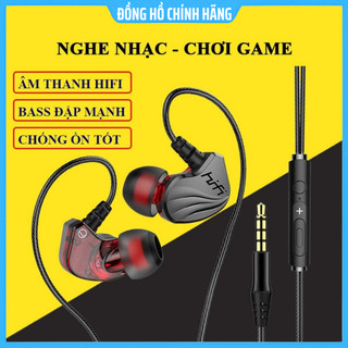 Tai Nghe Nhét Tai HiFi S2000 Pro Super Bass Chống Ồn Cực Tốt, Âm Thanh Khủng, Chơi Game Ngon