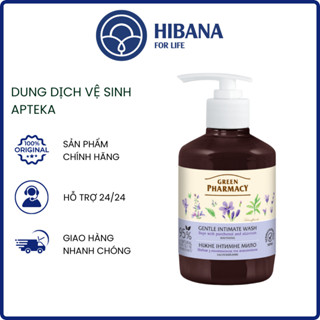 Apteka Gel Vệ Sinh Phụ Nữ - Gel Green Pharmacy Dung Dịch Vệ Sinh Dạng Gel 370mL