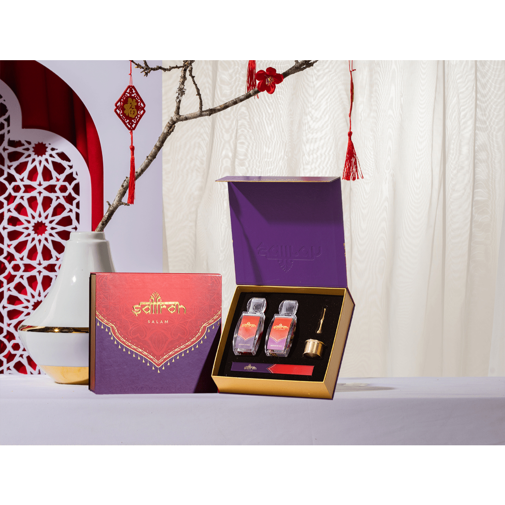 Hộp quà 8/3  Nhụy Hoa Nghệ Tây Saffron Salam 5 Gram Tặng 1 gram