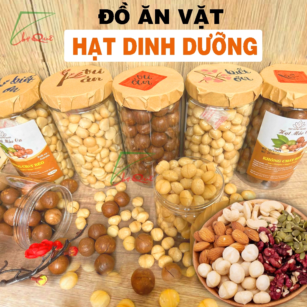 Hạt dinh dưỡng mix 500g ăn kiêng, giảm cân hữu cơ mắc ca, hạnh nhân, óc chó, điều, bí tốt cho mẹ bầu
